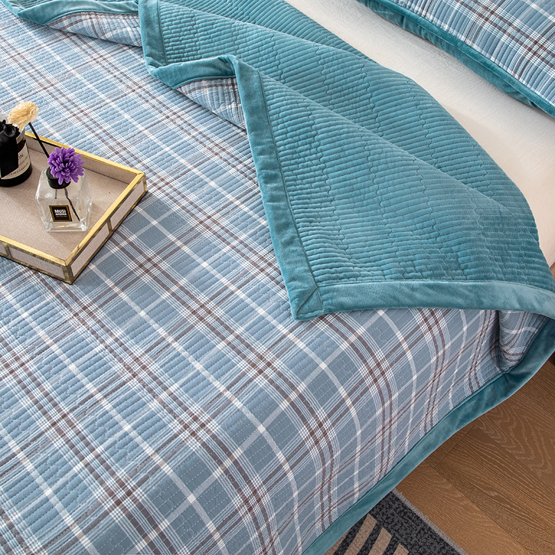 这才是好床盖,绒+棉,更柔更暖