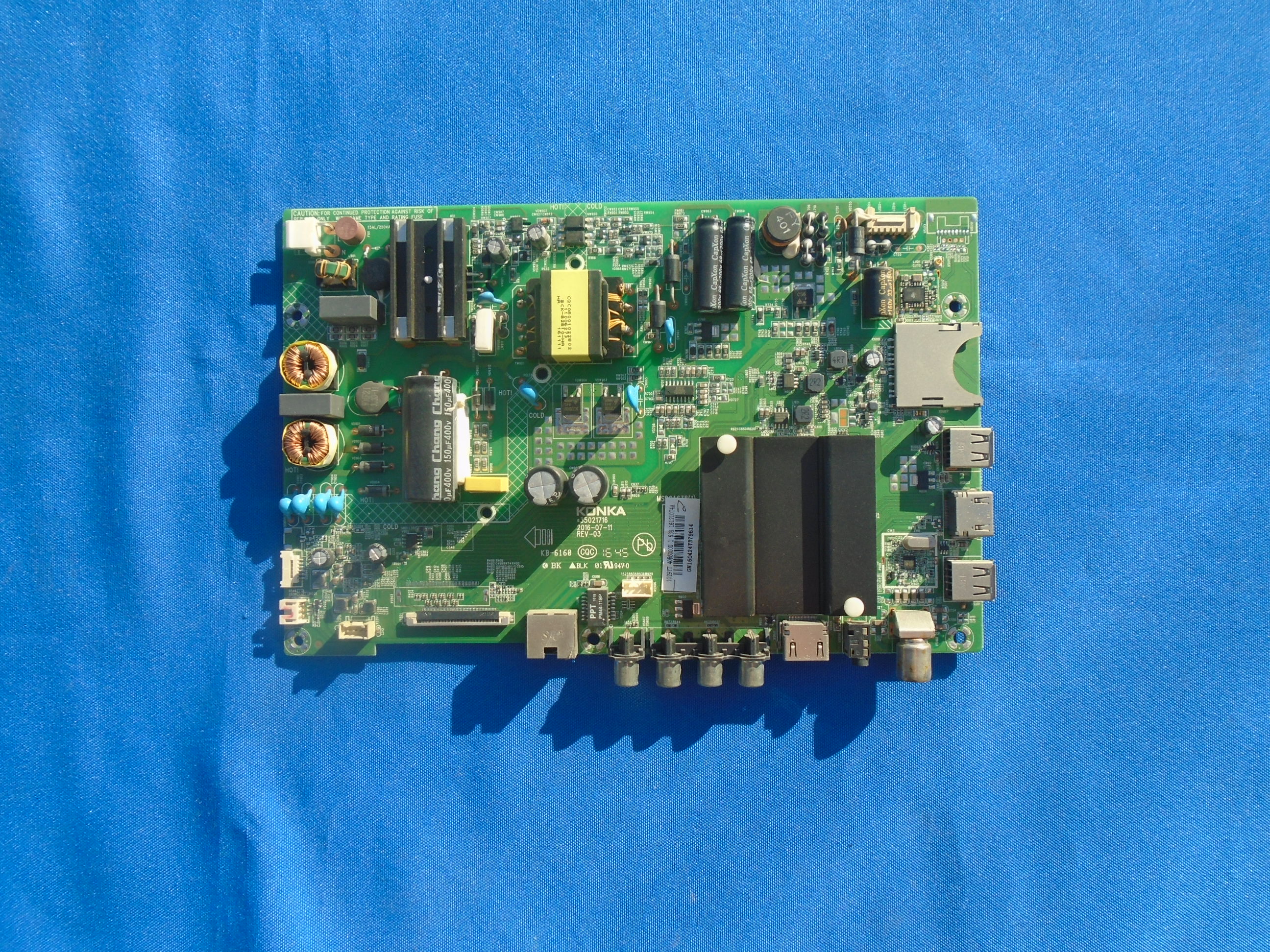 实拍~原装康佳 LED40R6000U 主板 35021716 屏72001029YT 1029YT