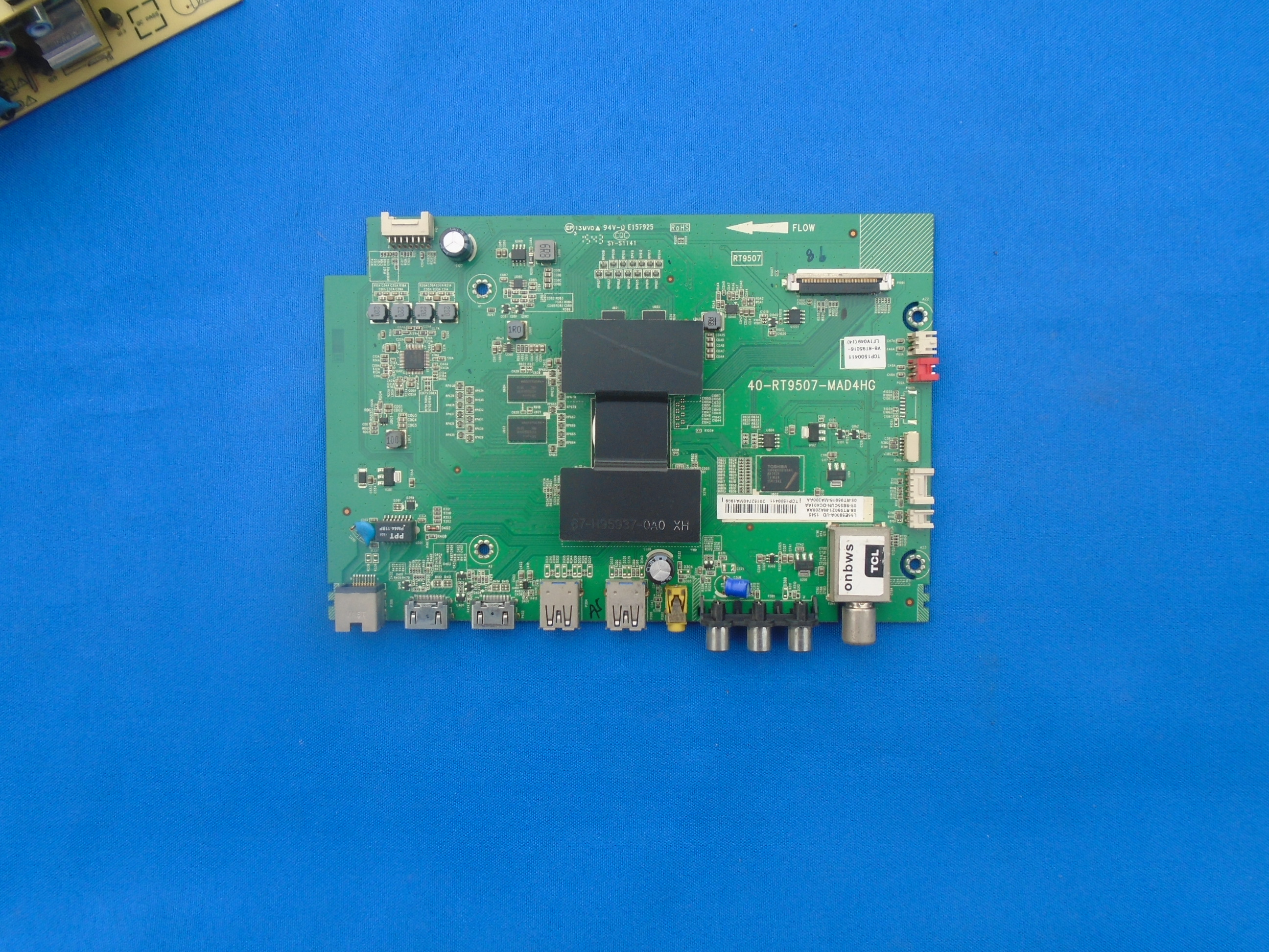 实拍！原装 TCL D55A710主板40-MT0700-MAA2HG 屏 LVF550CS0T