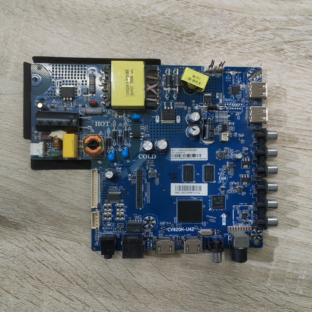 @组装机 智能主板CV920H-U42   屏 ST5461D11-4 测好发