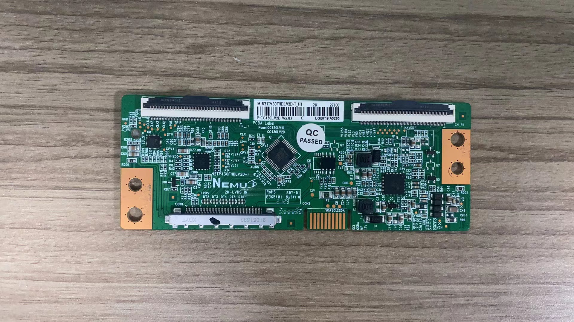 原装拆机逻辑板 N2TP430FHDLV2D-T-H1  CC430LV2D 测好发