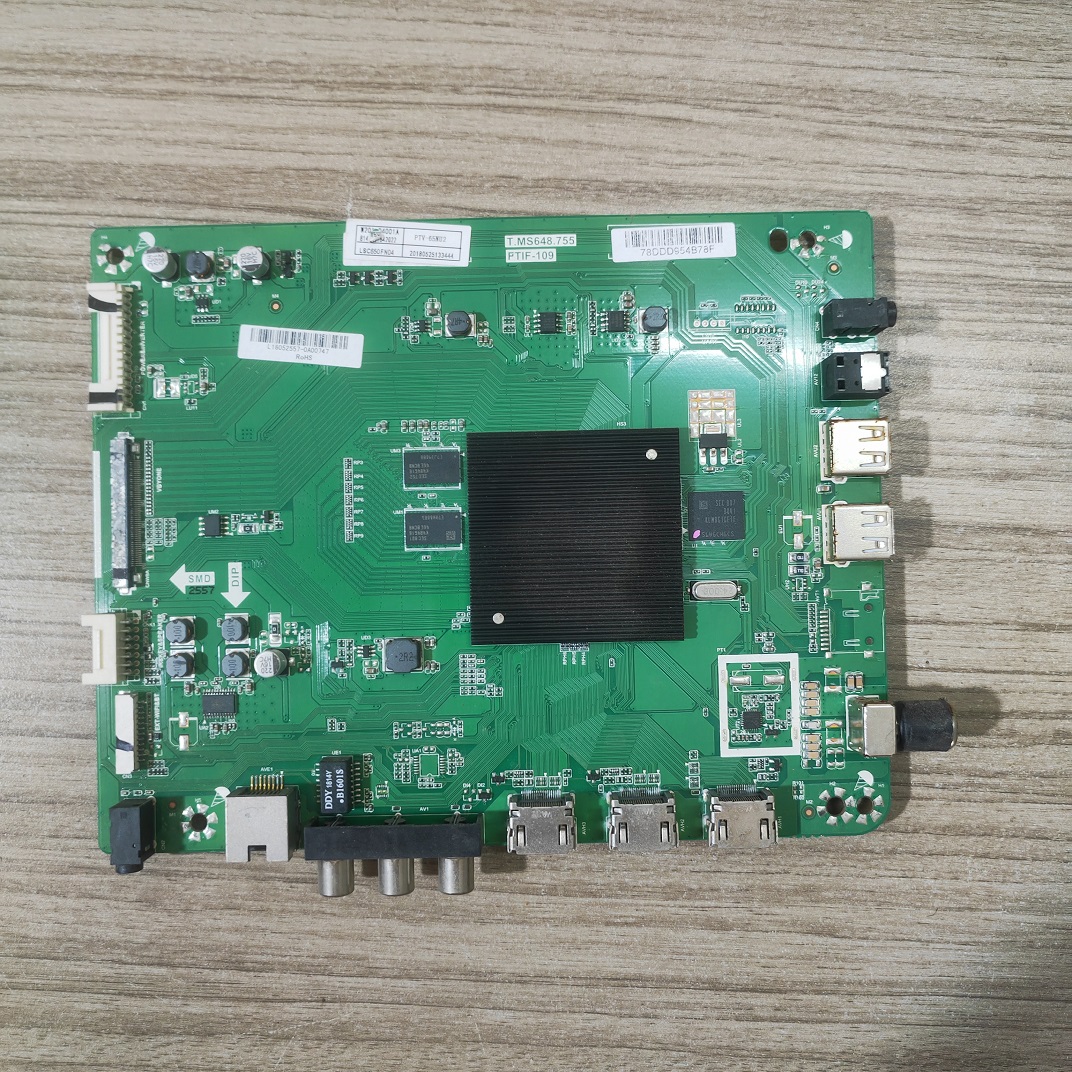 @原装PPTV-65NU2主板T.MS648.755屏LSC650FN04 CN650NC7740