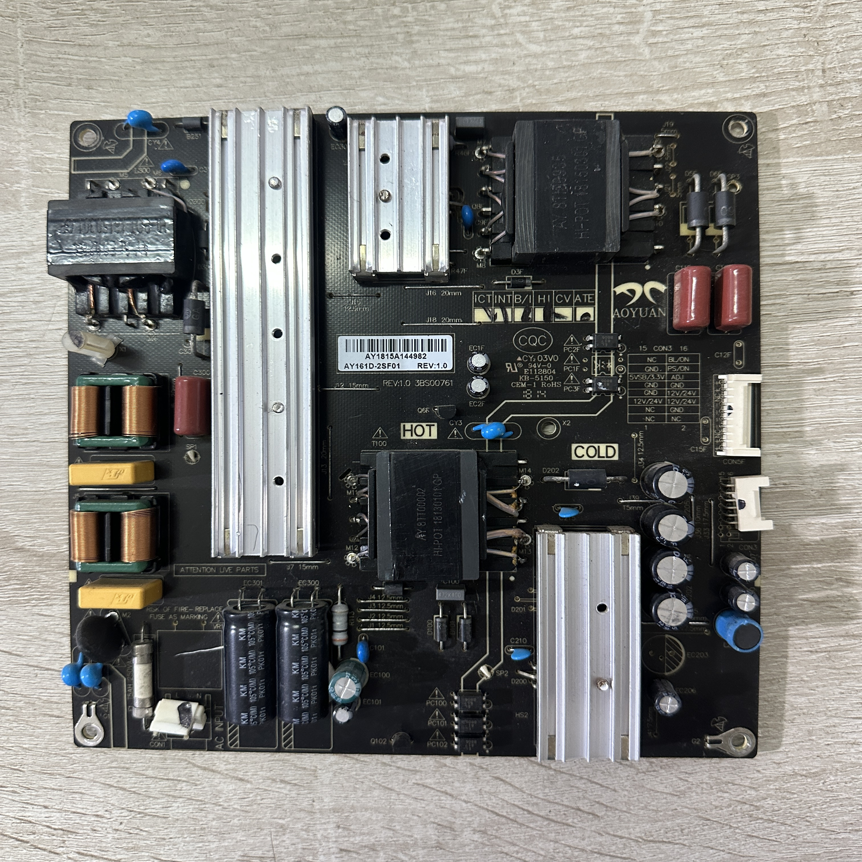 原装TCL L55F3800U乐华55U2200A电源板AY161D-2SF01 3BS00761现货