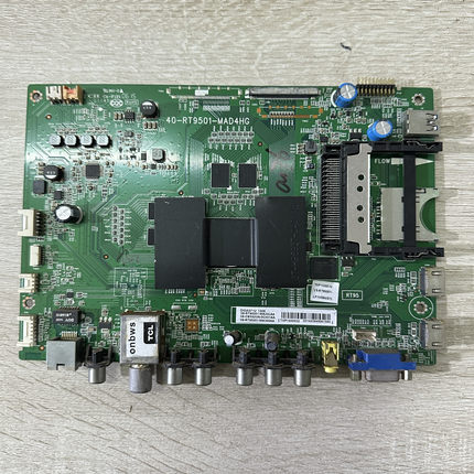 原厂TCL D55A571U主板40-RT9501-MAD4HG 屏LVU550SE4L 测好发