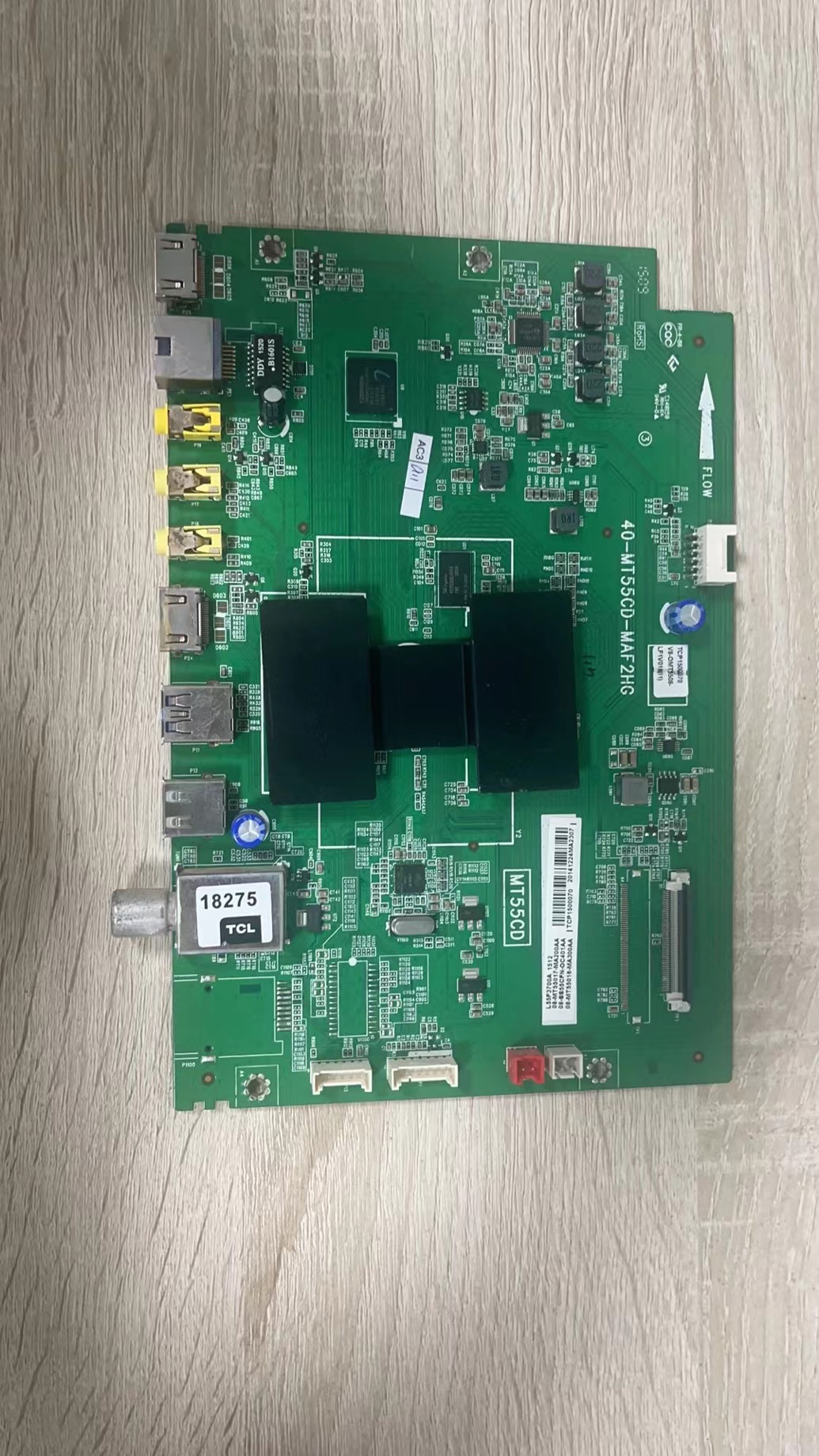 原装 TCL L55F3700A 主板40-MT55CD-MAF2HG配屏LVF550ND2L 现货