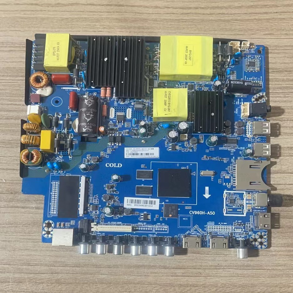 实拍组装机通用电视机主板 CV960H-A50 120-180V/500MA 现货测好