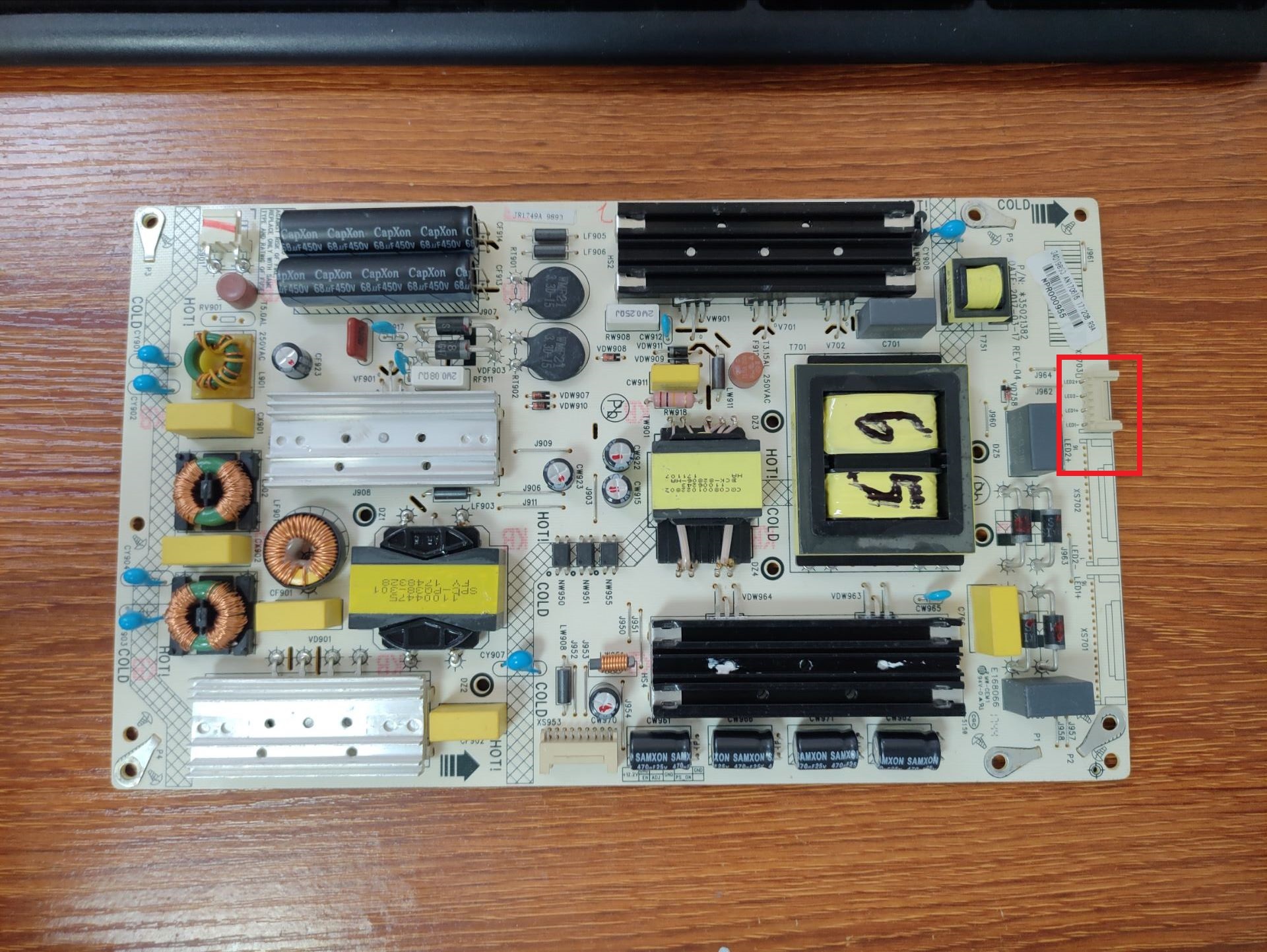 原厂康佳 QLED65X80U电源板35021382 34015441 34014839 34014323