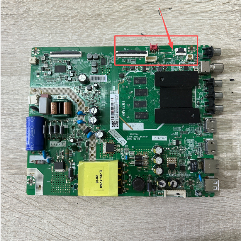 A原装TCL 55F9 55A88主板1.30.01.TTL972D1-00-04屏LVU550NDEL