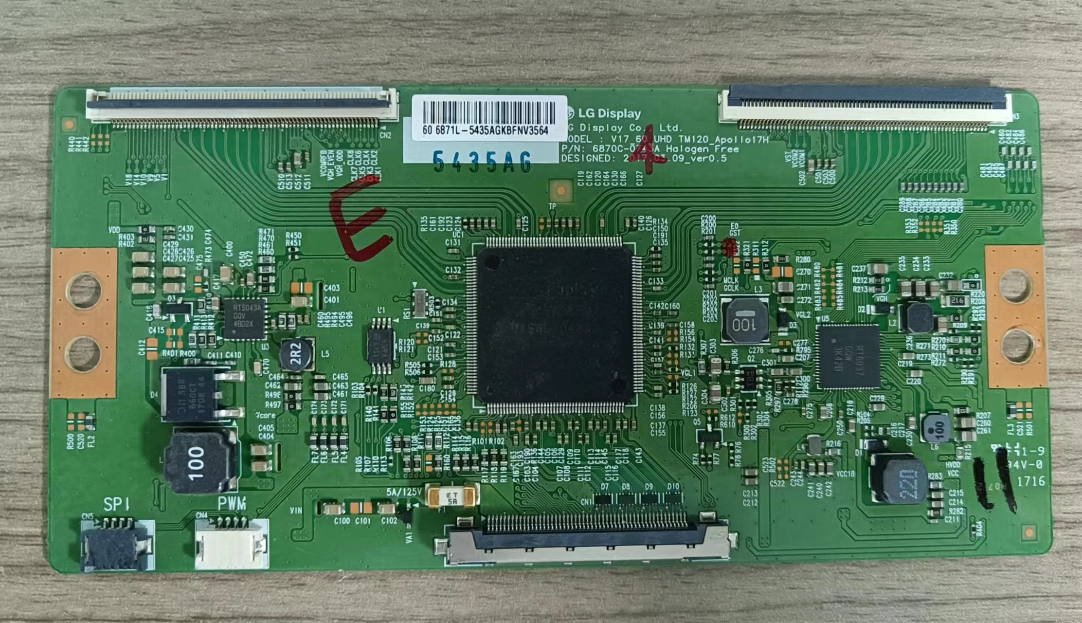 A原装海信HZ60A70 HZ60U7A TCL L60A730U电视逻辑板6870C_0743A