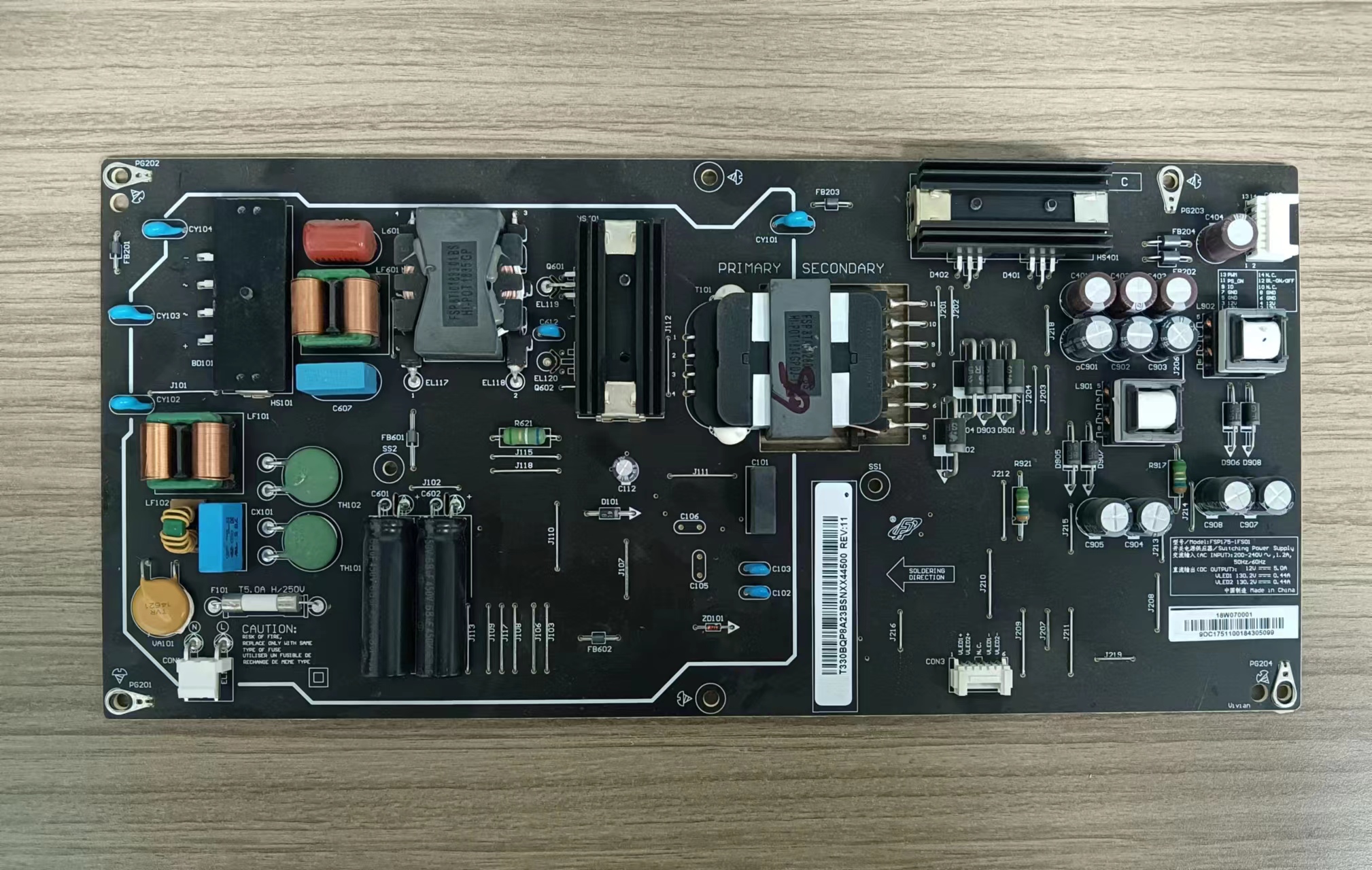 原装原厂小米L65M5-AD电源板 AMP65XM-T33 FSP175-1FS01测好