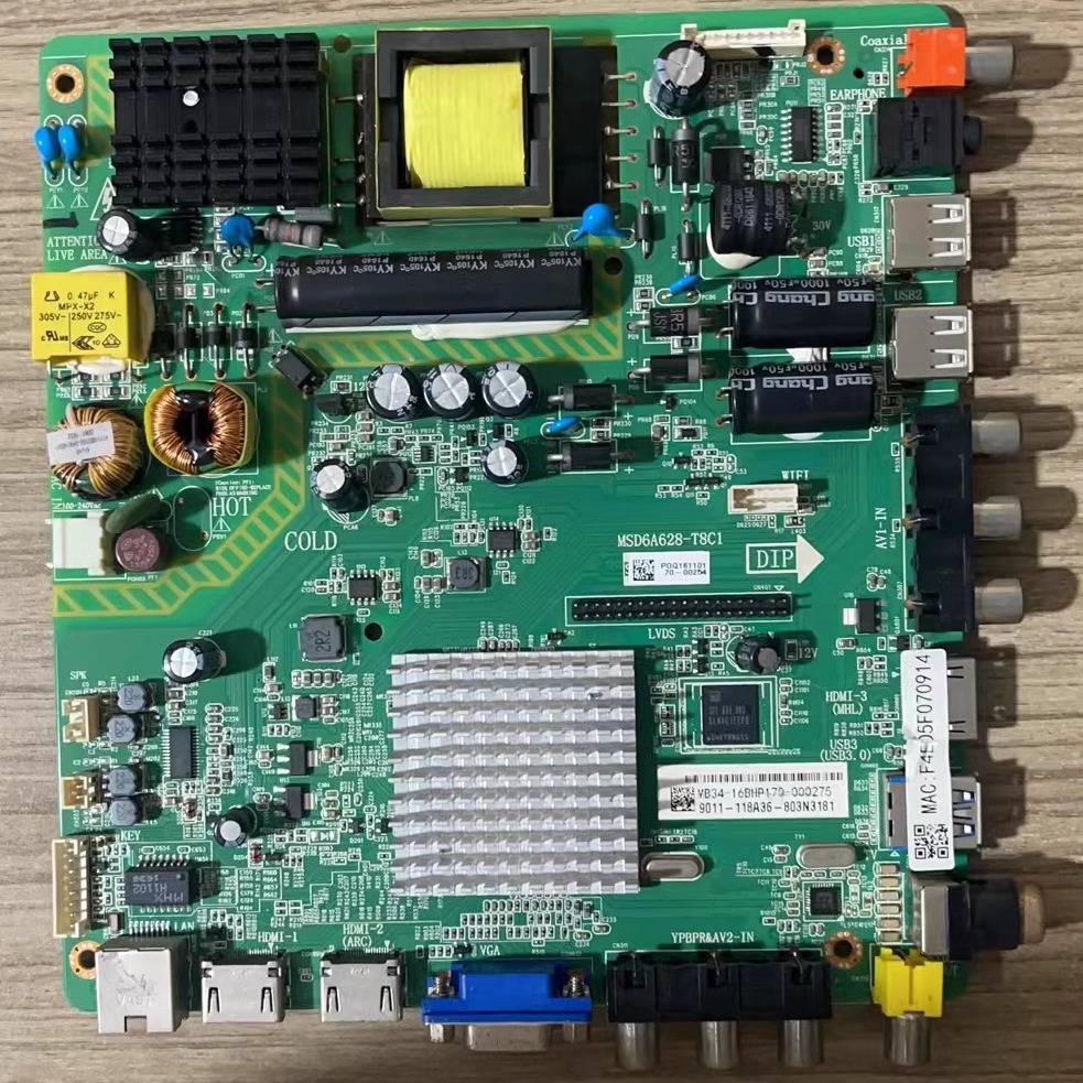 @原装飞利浦43PFF5455/T3主板MSD6A628-T8C1配屏K430WD9LA260A400