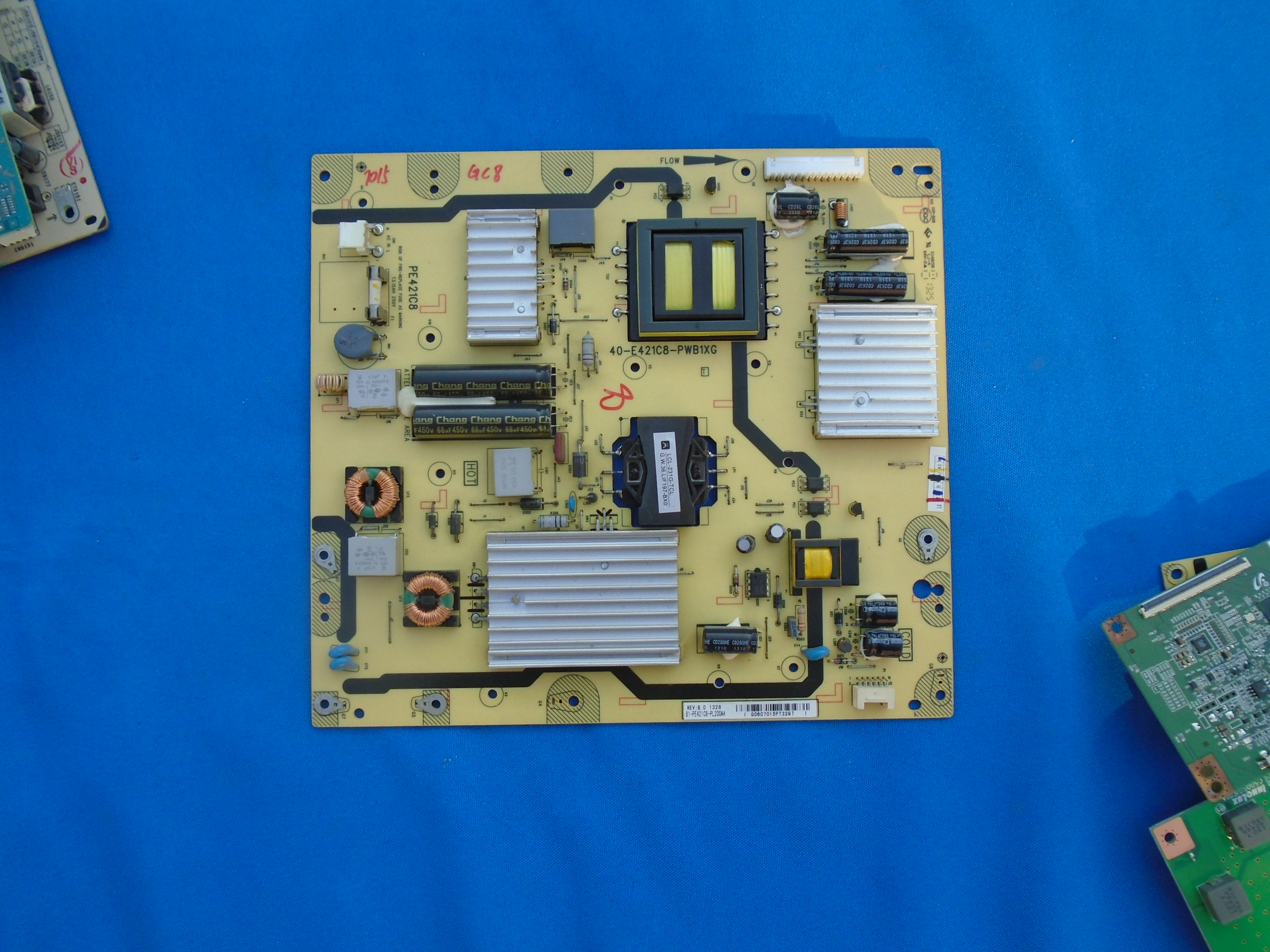 实物图！TCL王牌L48A71L50E5000A电源板40-E421C8-PWC1XG/PWB1XG