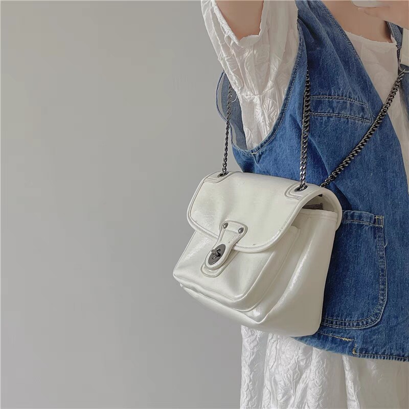 billie veromca流浪包小众复古质感斜挎包高级包包女单肩包链条包