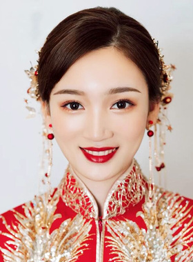 秀禾服头饰新娘结婚古装凤冠发饰