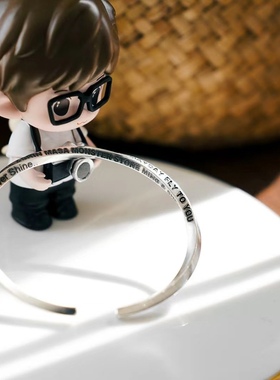 五月天mayday纯银手镯手工定制