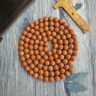 小猴头核桃手串1.05猴头108颗野生凤羽水晶核小核桃佛珠一物一图