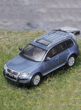 DCT/SHADOW合金汽车模型1/64大众途锐R50车模小比例备胎版越野车