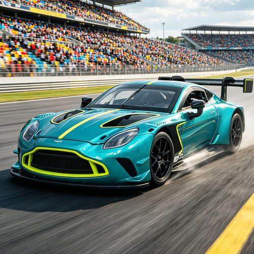 CCA彩珀1/22阿斯顿马丁Vantage GT3合金汽车模型仿真玩具跑车赛车