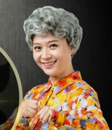 道具老奶奶花白假发包邮