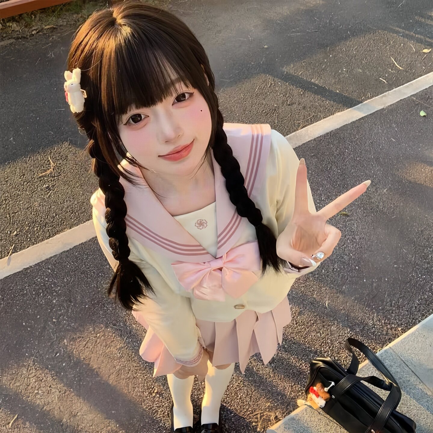 JK制服原创水手服日系百褶裙套装图片
