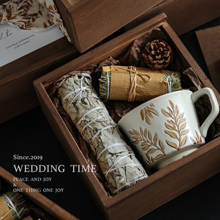 鼠尾草雪松香薰礼盒周年节日商务客户伴手礼美业沙龙高级感礼盒