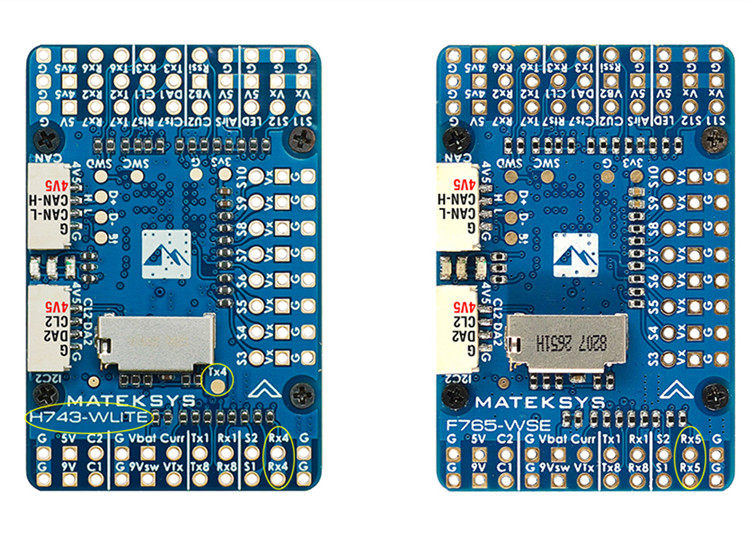 MATEK 비행 컨트롤러 H743-WLITE 비행 제어 FPV