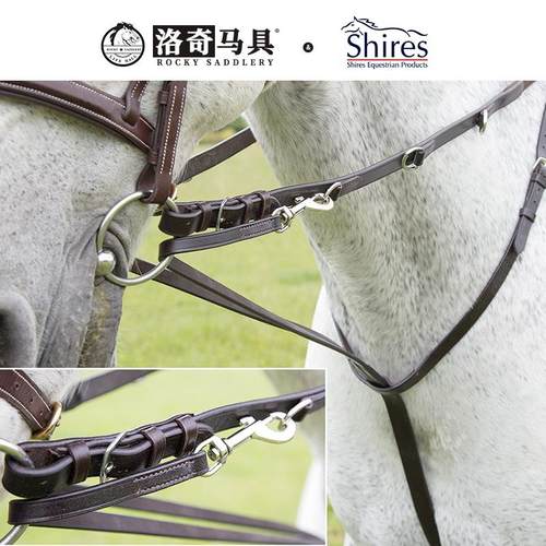 Shires-Blenheim调教平衡缰 马缰绳 洛奇马具8214020
