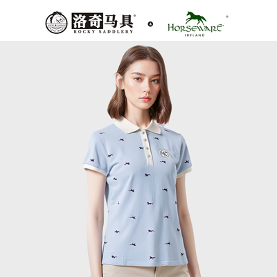 horsewar 女款小马图案POLO衫舒适 休闲夏季 HW85020