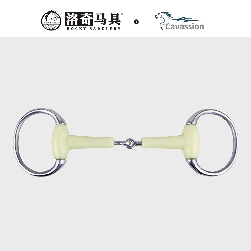 O型环水果味衔铁 口衔 马嚼子115/125/135 马具8209014