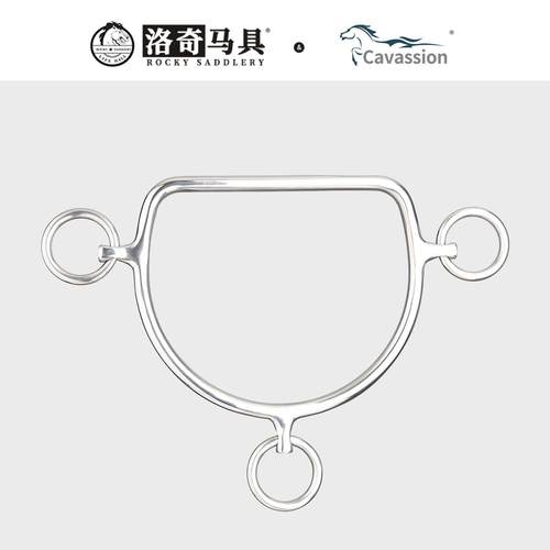 公马口衔 衔铁 马嚼子 马术马具骑马不锈钢训练 8209202