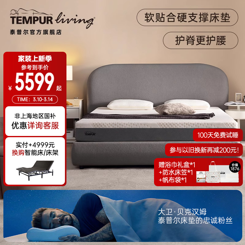 TEMPUR泰普尔乐活突破床垫记忆棉护脊深睡助眠抗菌防螨床垫席梦思