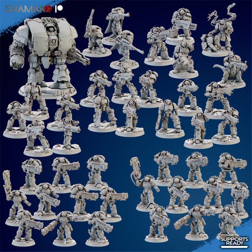 【罐头】星际陆战队 渗透者药剂师热熔 科幻战争锤神棋子桌游模型