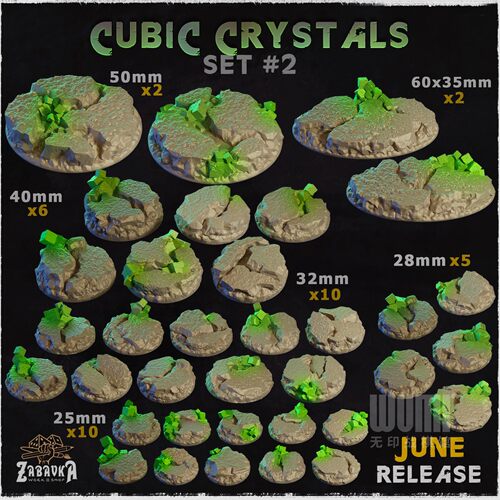 【晶体洞穴】水晶 能源 洞窟 DND跑团桌游棋子DIY通用地台模型