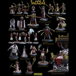 食人王朝  法老奴隶女恶魔 龙与地下城dnd跑团桌游棋子模型 野兽