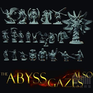 【恶魔君主】天使人类 龙裔 圣武士 死亡骑士DND跑团桌游棋子模型