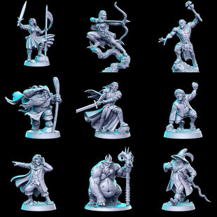 霍比特人 阿索格 精灵王 比尔博 树人 指环王DND跑团桌游棋子模型