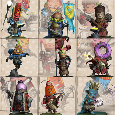 【食物战争】蓝莓伯爵 蛋糕铁匠 薯条术士 美食天降 DND棋子跑团