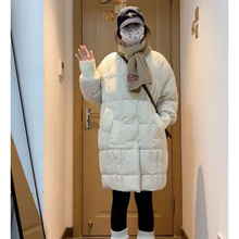 羽绒服女2025年新款冬季独特超好看今年流行爆款设计感小众中长款