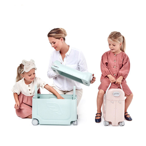 挪威Stokke JetKids bedbox 儿童行李箱骑乘旅行 宝宝坐飞机睡觉