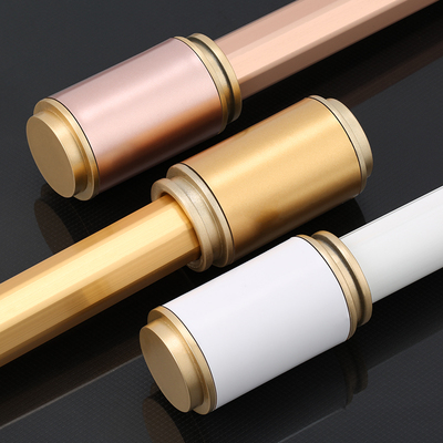 窗帘杆堵帽加厚罗马杆套头堵头盖装饰头罗马杆堵帽窗帘杆头帽配件