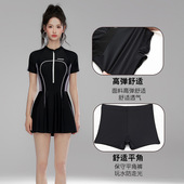 保守显瘦遮肚肉游泳馆专用游泳装 连体裙式 泳衣女士年新款