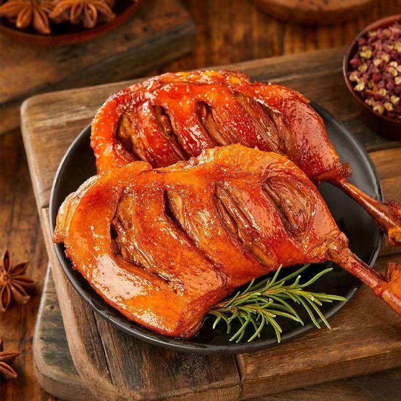 香辣大鸭腿整箱批发卤味熟食盐焗鸭货解馋小吃下酒菜肉类夜宵零食