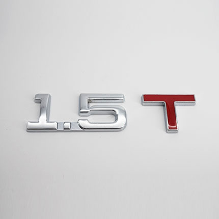 汽车排量标数字尾标3D立体金属车贴字母贴纸4wd 1.5t 2.0t v6车标