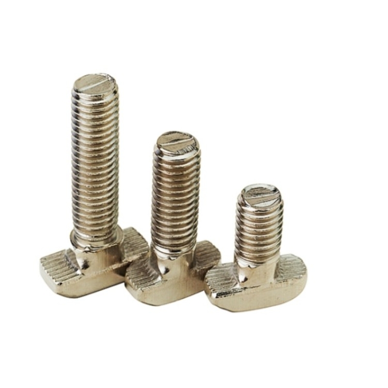 304不锈钢欧标T型螺丝 铝型材配件配套螺栓T型螺栓20型30型40型45