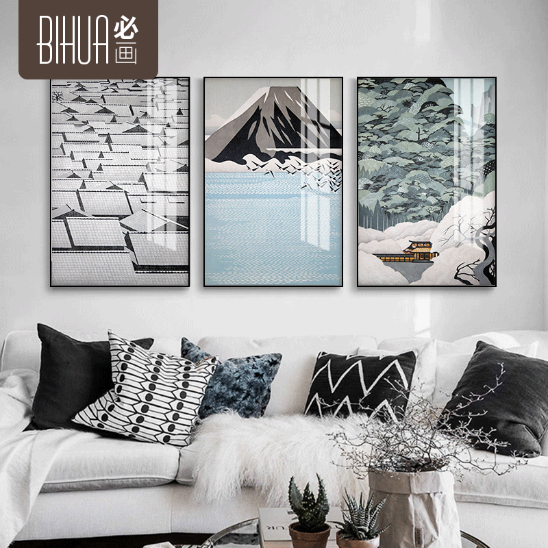 必画艺术风铝合金外框装饰画