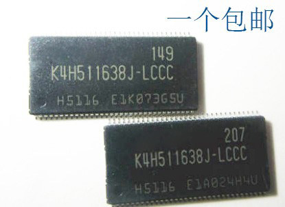 晟记 K4H511638J-LCCC 64M DDR512内存