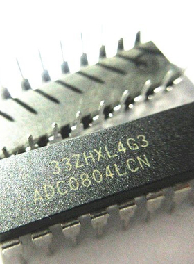 全新 ADC0804 ADC0804LCN 8位CMOS逐次比较型A/D转换器 直插DIP20