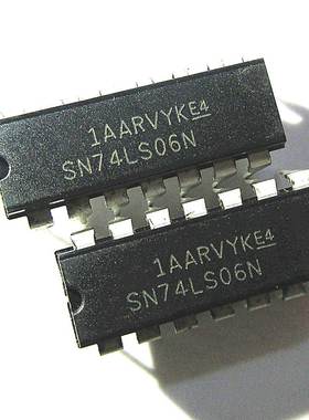 晟记 SN74LS06N 74LS06 HD74LS06P 直插DIP-14 逻辑逆变器/缓冲器