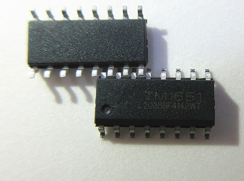 TM1651直插16脚LED驱动控制IC
