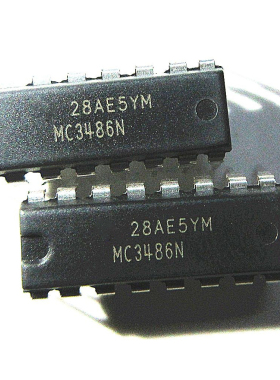 晟记 直插IC MC3486P MC3486N 线路接收器DIP-16